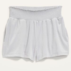 NWT High Waisted Luxe Velvet Boxer Shorts